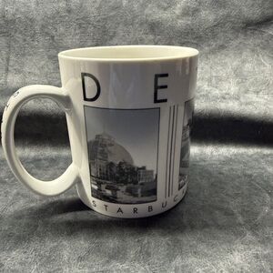 Starbucks Coffee Barista 2003 DETROIT City Scenes Series Collector Mug Cup 16 oz